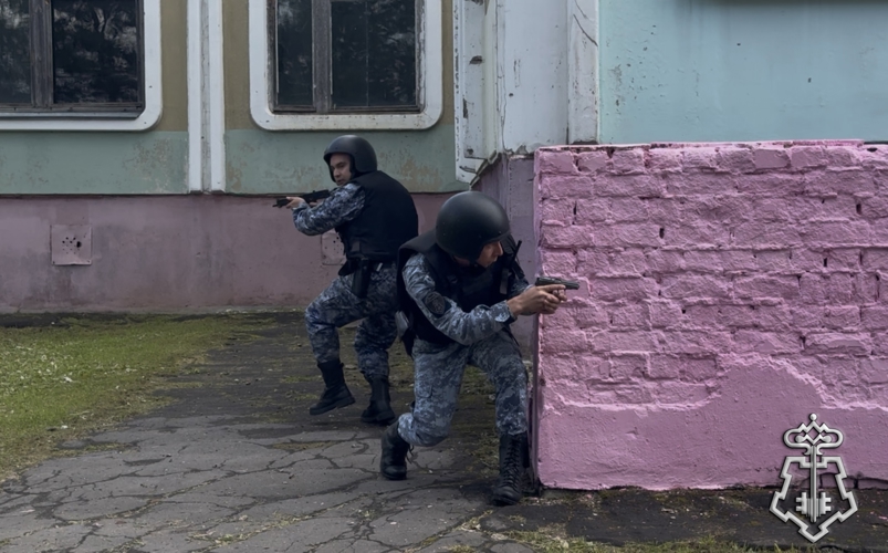 Тверские Росгвардейцы отработали действия в ходе всероссийских антитеррористических учениях 