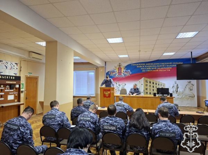 Во вневедомственной охране Управления Росгвардии по Тверской области начался новый период обучения