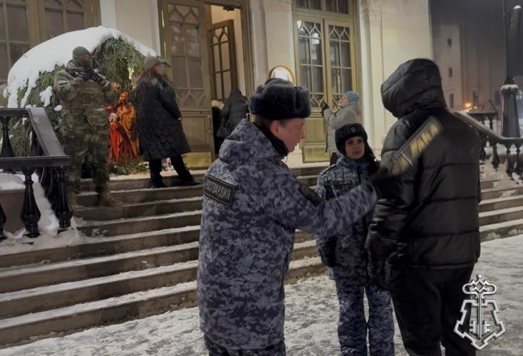 Росгвардейцы обеспечили безопасность празднования Рождества Христова в Твери и области