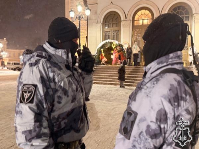 Росгвардейцы обеспечили безопасность празднования Рождества Христова в Твери и области