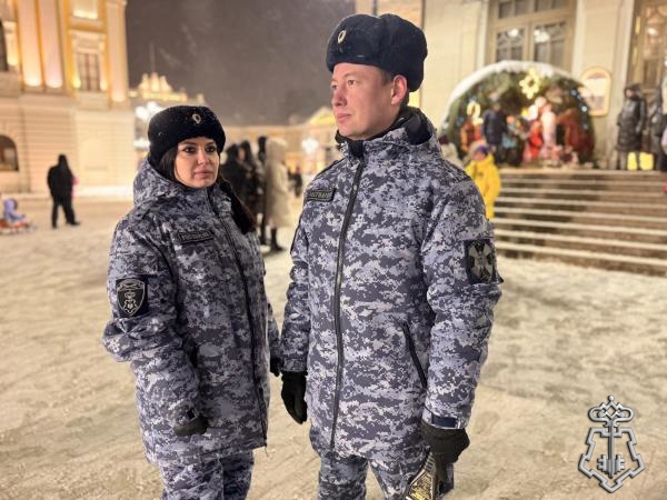 Росгвардейцы обеспечили безопасность празднования Рождества Христова в Твери и области