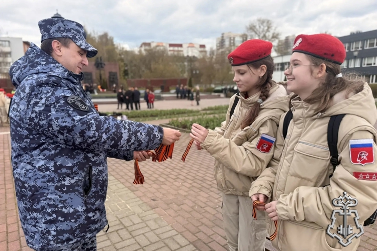 В Твери росгвардейцы приняли участие в старте Всероссийской акции «Георгиевская ленточка» 