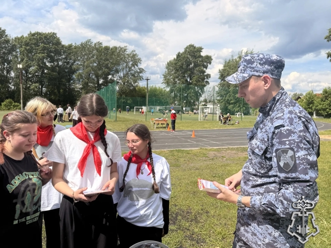  Твери личный состав регионального управления Рогсвардии принял участие в мероприятии «Молодежь за ЗОЖ»